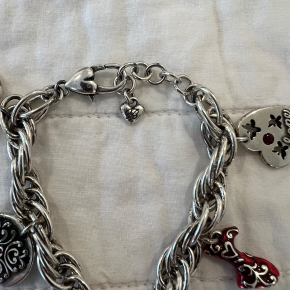 Brighton Red Dress for American Heart Association Bracelet--Size 8" - Picture 2 of 5